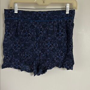 Forever 21 Navy Patterned Shorts